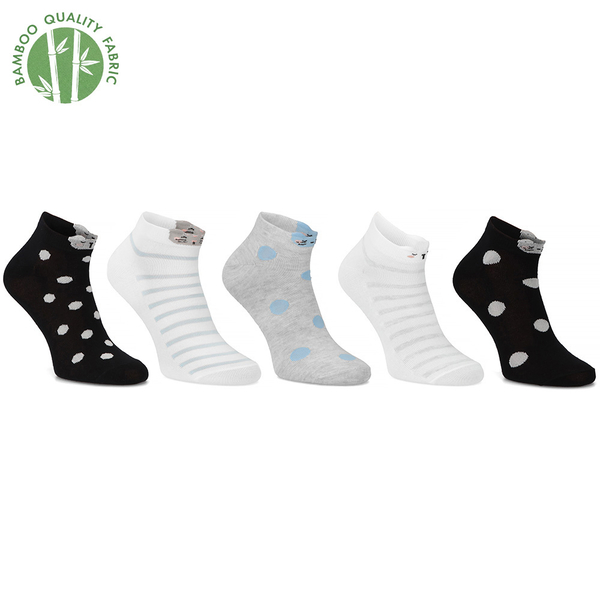 Дамски чорапи Filippo, комплект 5 чифта SD-SET01 BK BL