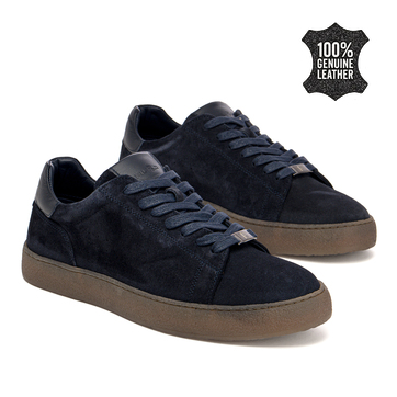Мъжки кецове от естествена кожа - комфортно усещане, изчистена визия и мека подметка за приятно всекидневно носене през целия ден MP8272 NV
