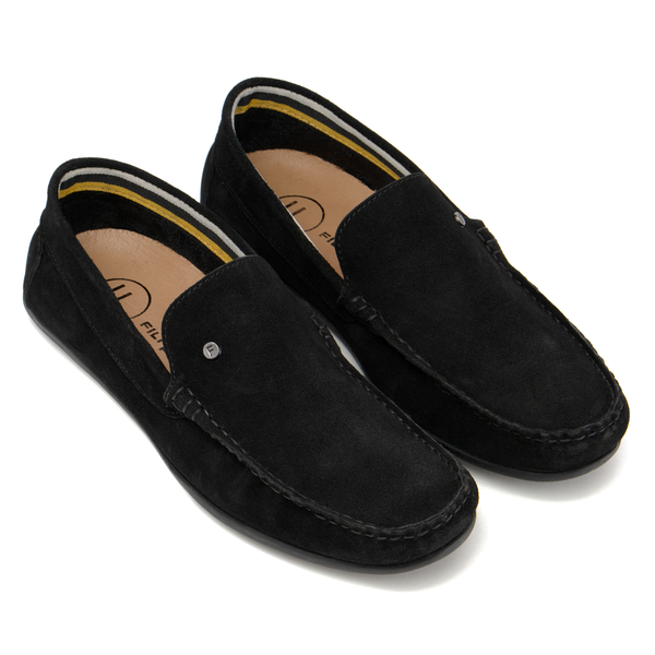 Мъжки мокасини от естествен велур – елегантен модел тип slip-on с фино оформена предна част и гъвкава подметка, създаден за стилно ежедневно носене MP923 black